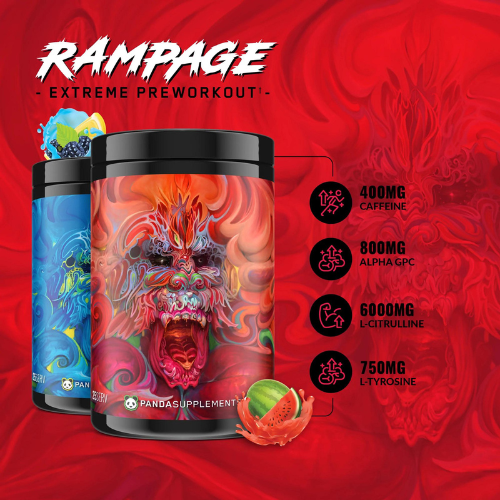 Panda Supplements Rampage Extreme Pre-Workout