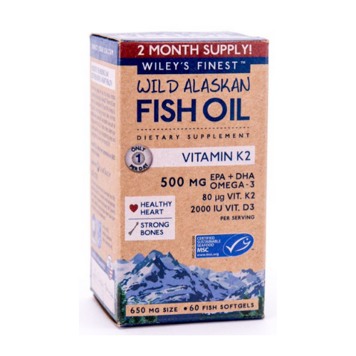 Wiley's Finest Vitamin K2 Fish Oil